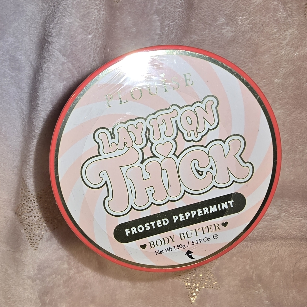 PLOUISE Lay It On Thick Frosted Peppermint Body Butter New Sealed